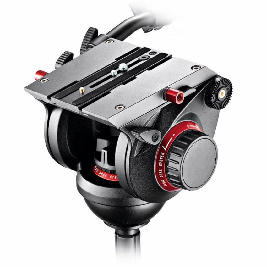 MANFROTTO Pro Fluid-Video-Neiger mit Gleitplatte 