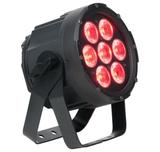 ELATION Sixpar 100 IP 7x 12 W RGBAW+UV LEDs, 15°,DMX 512-A (RDM), schwarz,IP 65