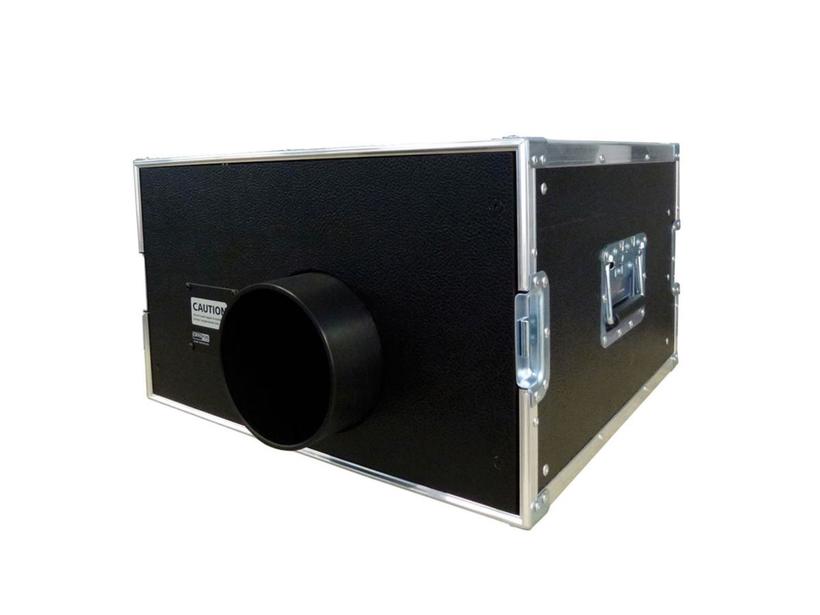 Look Cryo-Fog Boden-Nebelgerät 2300W im Flightcase m. Lüfter interne Kühlkammer, DMX512, Timer, inkl. 5L Cryo-Fog, 230V