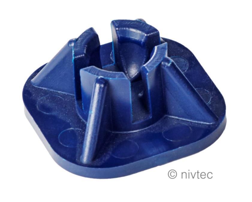 Nivtec Ersatzteil, schwenkbarer Stellteller für Nivellier- füße mit Kugelgelenk