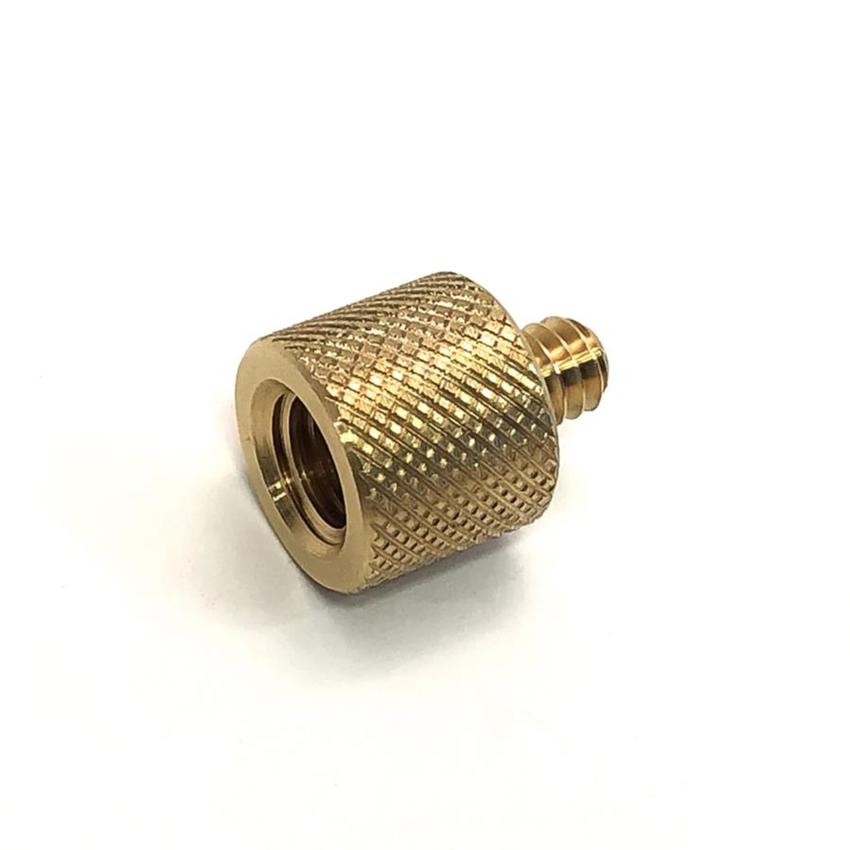 MANFROTTO ADAPTER 1/4 TO 3/8 THREAD Messingadapter 1/4" Schraube auf 3/8" Innengewinde