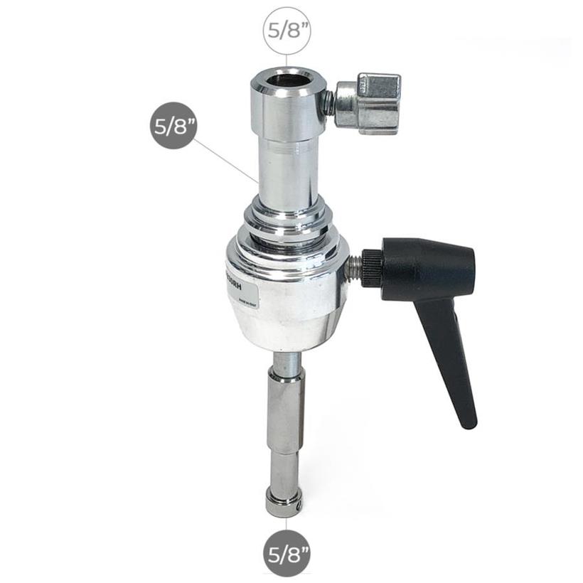 MANFROTTO BABY TO JUNIOR SWIVEL PIN W/RATCHET Kombizapfen/Kugelgelenk mit Ratschen-Griff/Ratschenfunktion