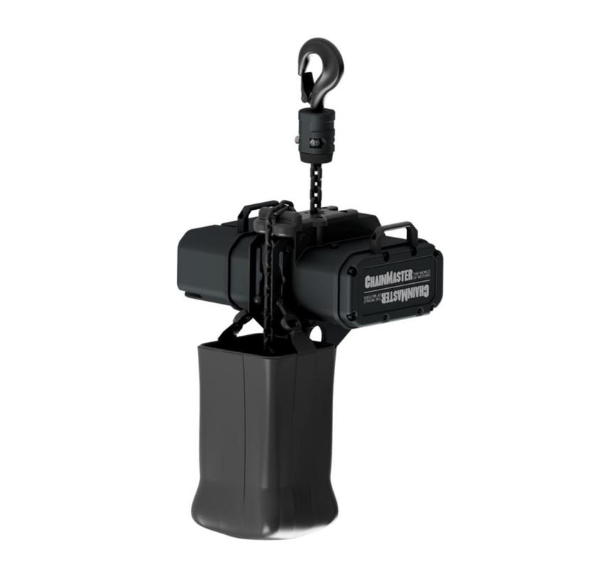ChainMaster Rigging Lift BGV D8+ Ultra, max. 1000kg, 18,75m Kette Kettenspeicher, 4m/min, Kabel 1m, CEE16/4