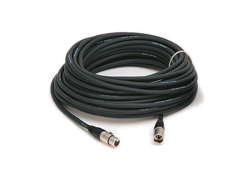 DMX Kabel XLR/5pol, Profi 110-Ohm-Kabel 4x0.34, 30m konf. Neutrik XLR 5pol male-female, 5 Pins bel., Kabel: HELUDMX