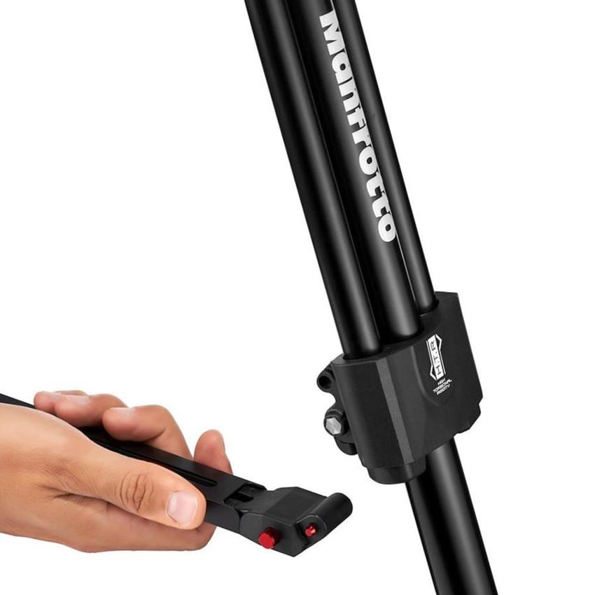 MANFROTTO Doppelrohrstativ 645 Fast Twin Alu 