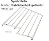 Nivtec Stabsicherheitsgeländer Tribüne, Breite 085cm, für Tribüne 40cm, Stufenhöhe 40cm, Höhe 110cm, Handlauf