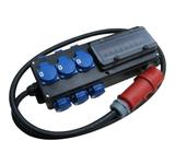 Ultralite Stromverteiler STG 32A, Outdoor, IP44, 9x LS IN: CEE32 Kabel 2m/seitlich, OUT: 9 Schuko,