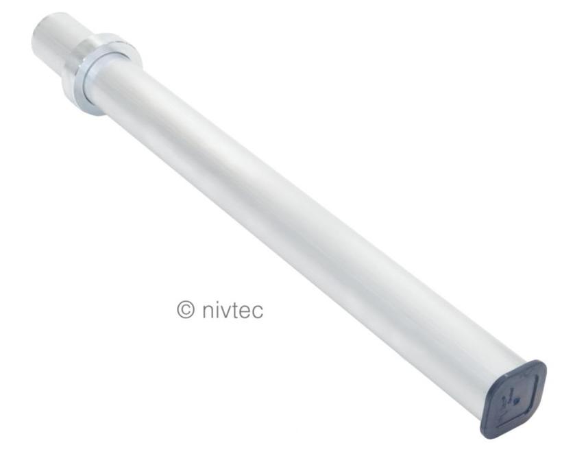 Nivtec Fuß mit Lastenverteiler 020cm Ø 48.3mm, 4mm Wandstärke, Aluminiumrohr