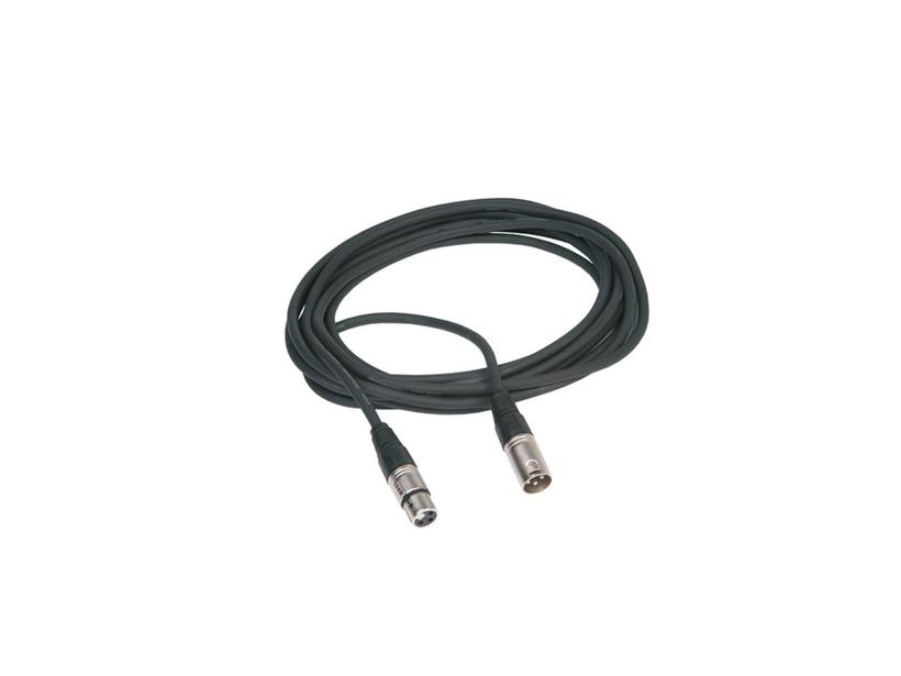 DMX-Kabel XLR/3pol, Profi 110-Ohm-Kabel, 02m konfekt. Neutrik XLR 3pol male-female, Kabel: TAC801