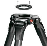 MANFROTTO MPRO Carbon Videostativ mit 75/100mm Halbschale 4 Segmente