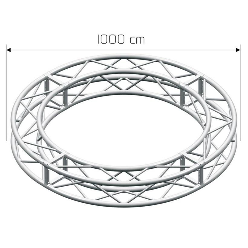 LITEC QX30SAC1000A8 ST 29 cm. square - Circle ext. diam cm. 1000, 8 sect.