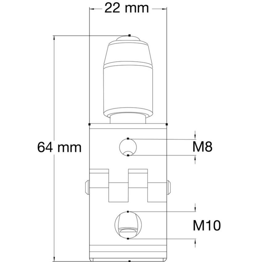 MANFROTTO NANO CLAMP (new code 386B-1) -->Klemmbereich: 13-35mm