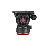 MANFROTTO Fluid-Videokopf 504X 504X Fluid Video Kit mit 536 CF Single Leg Stativ