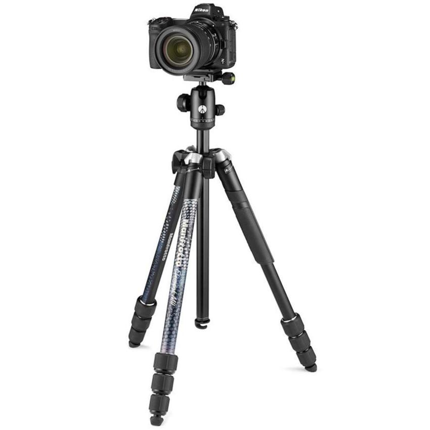 MANFROTTO Element MII Mobile Bluetooth Aluminium Fotostativ mit Kopf und Smartphone-Klemme, schwarz    DISCONTINUED!!!!!