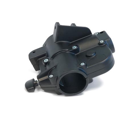 Manfrotto CRANK CASE - Gehäuse für Handgetriebe komplett m. Verriegelungsknopf, Schrauben & Muttern