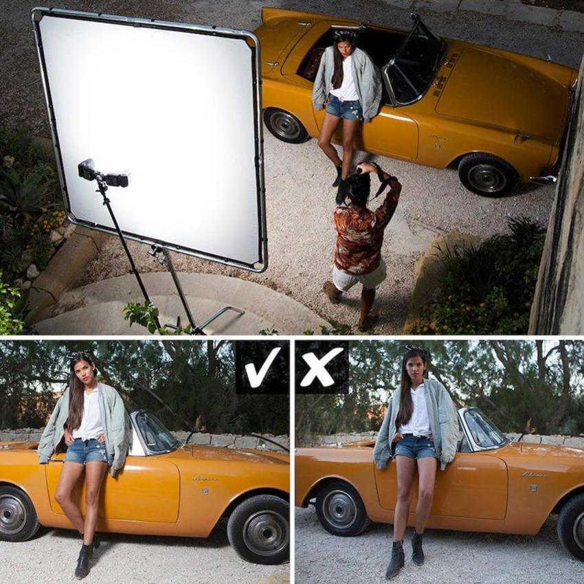 Lastolite Skylite Rapid Stoff 1.5x1.5m 1.25 Blenden Diffusor