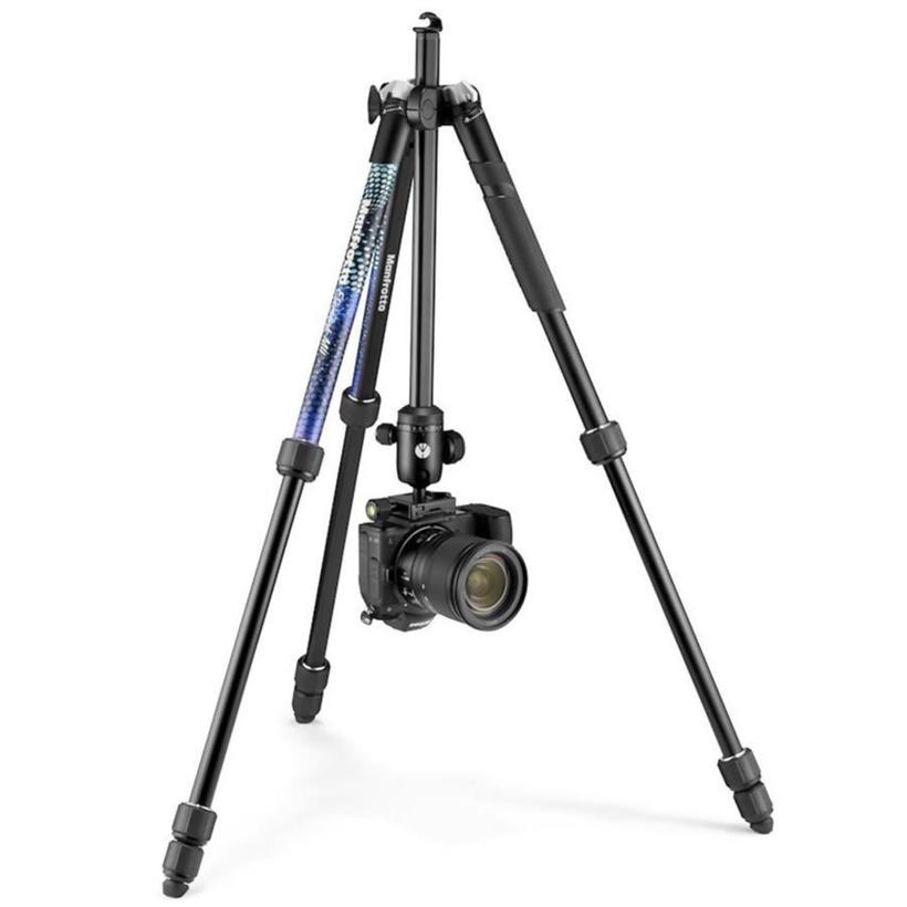 MANFROTTO Element MII Aluminium, Blau Fotostativ mit Kopf -- RESTPOSTEN!!!