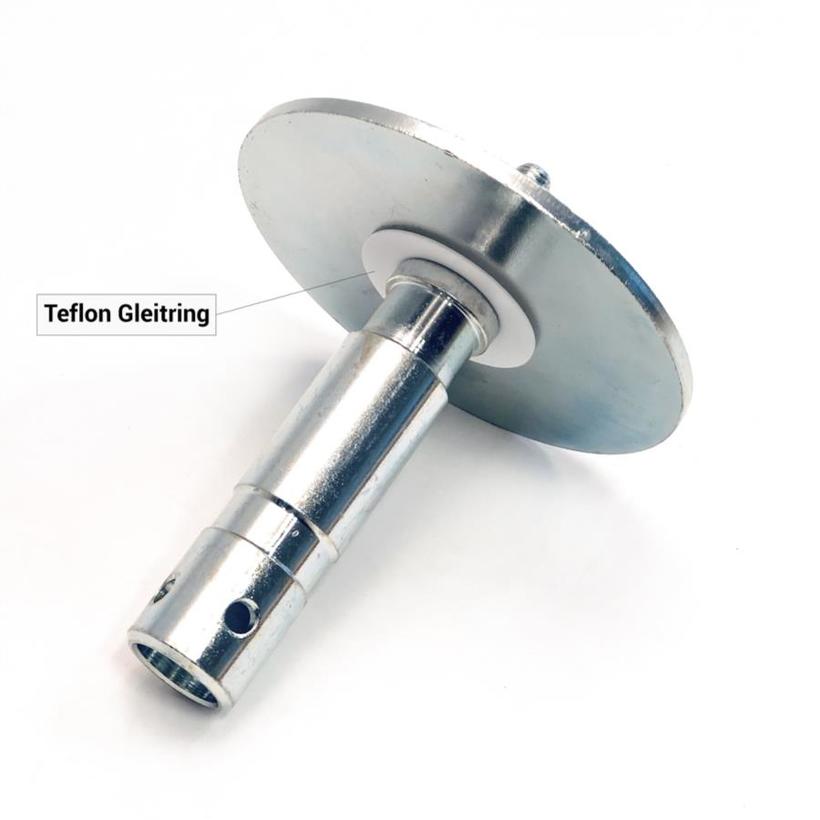 MANFROTTO SPIGOT 1-1/8"+10MA THRD+DIAM 1 28mm (1 1/8") Zapfen mit Teller und M10 Schraube