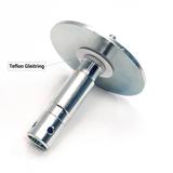 MANFROTTO SPIGOT 1-1/8"+10MA THRD+DIAM 1 28mm (1 1/8") Zapfen mit Teller und M10 Schraube