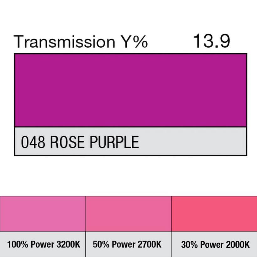 LEE-Filters, Nr. 048, Rolle 762x122cm normal, Rose Purple