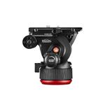 MANFROTTO Fluid-Videokopf 504X 504X Fluid Video Kit mit 536 CF Single Leg Stativ