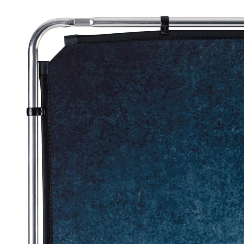 Manfrotto EzyFrame Vintage Ink, 2 x 2,3 m Hintergrund im Vintage-Stil, Farbe:Tinte, inkl. Rahmen  & Transporttasche