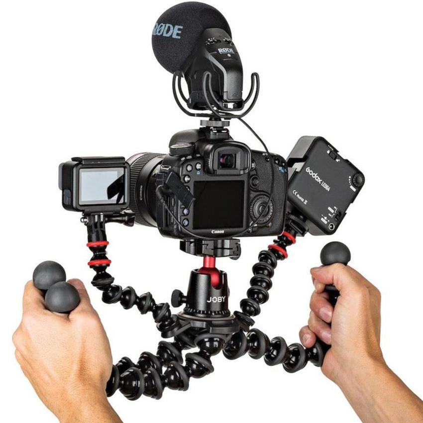 JOBY GorillaPod Rig Flexibles Stativ Rig für eine DSLR Kamera und Zubehör