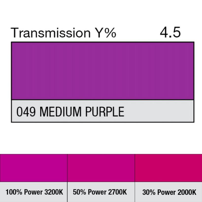 LEE-Filters, Nr. 049, Rolle 762x122cm normal, Medium Purple
