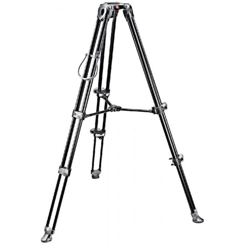 MANFROTTO Aluminium Teleskop Doppelrohr Stativ 