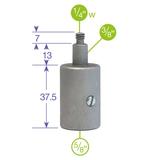 MANFROTTO ADAPTER 5/8" F - 3/8" M - 1/4" 