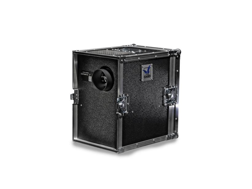 Smoke Factory Nebelmaschine Captain D. mit CASE, DMX 1.3kW im Amptown-Case,Timer *auch vertikaler Betrieb möglich