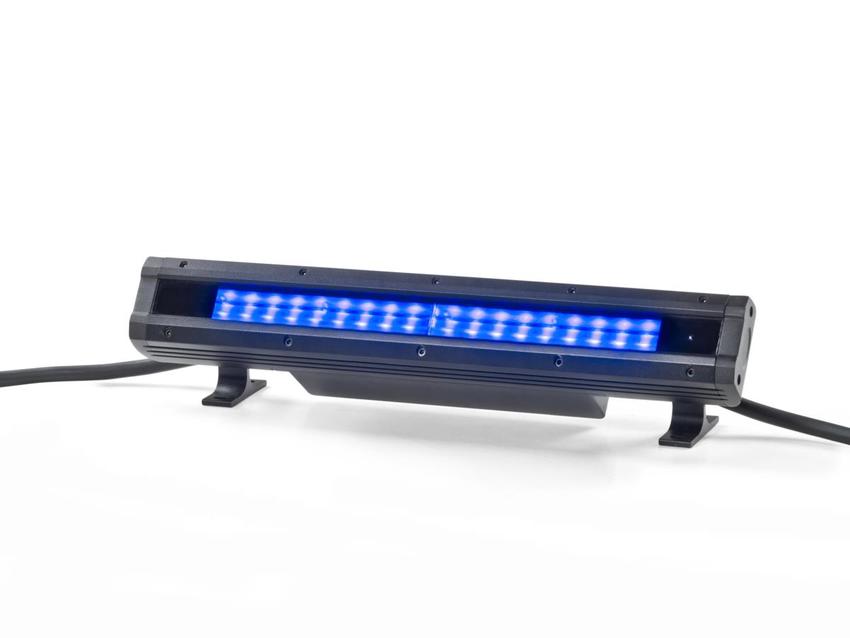 EXPOLITE TourRod UV, 24x1W UV-LED 10°x60°, schwarz, IP65, kein DMX!