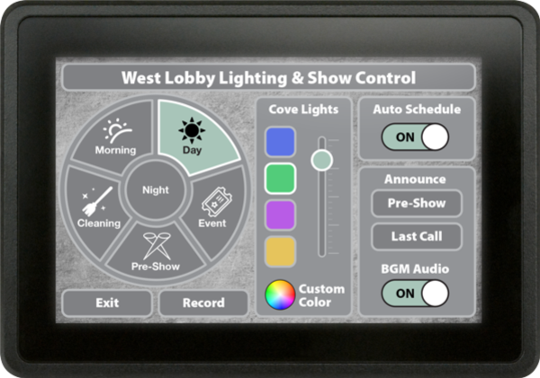 Interactive Technologies Insite Touchscreen 7" Ethernet Black