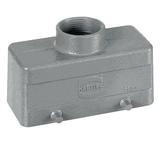 Harting HB-10 Tg PG16, Tüllengehäuse, gerade Niedrige Bauform, ohne Bügel, ohne Gummilippe