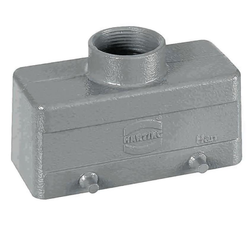 Harting HB-10 Tg PG16, Tüllengehäuse, gerade Niedrige Bauform, ohne Bügel, ohne Gummilippe