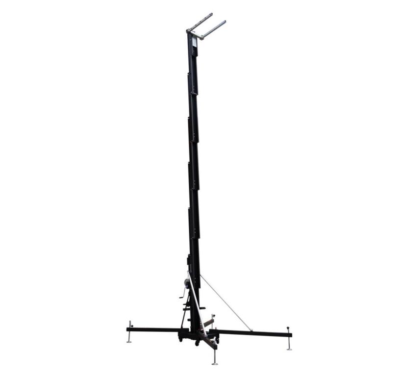 Fantek Gabellift FT8045, schwarz, max. Höhe 8m, max. Auflast 700kg/450kg,