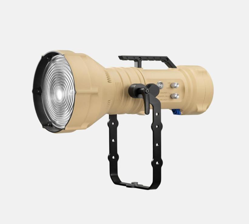 Maxima 3 Desert Edition Fresnel Kit, All-in-One 5600K Fresnel LED KIT, Profoto o. Bowens Adapt. incl. Flight Case