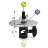 MANFROTTO RAPIDAPT.3/8"W+DISCO DM 80 5/8" Hülse mit Ø 80mm Teller u. 3/8" Schraube