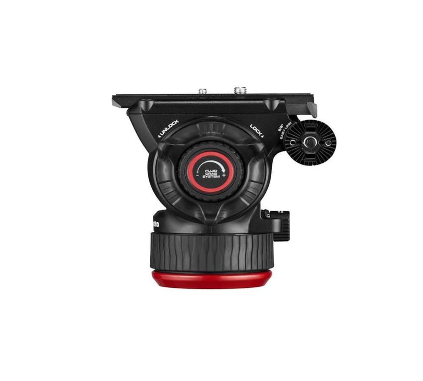 MANFROTTO Fluid-Videokopf 504X mit Stativ 635 Fast Carbon und Tasche