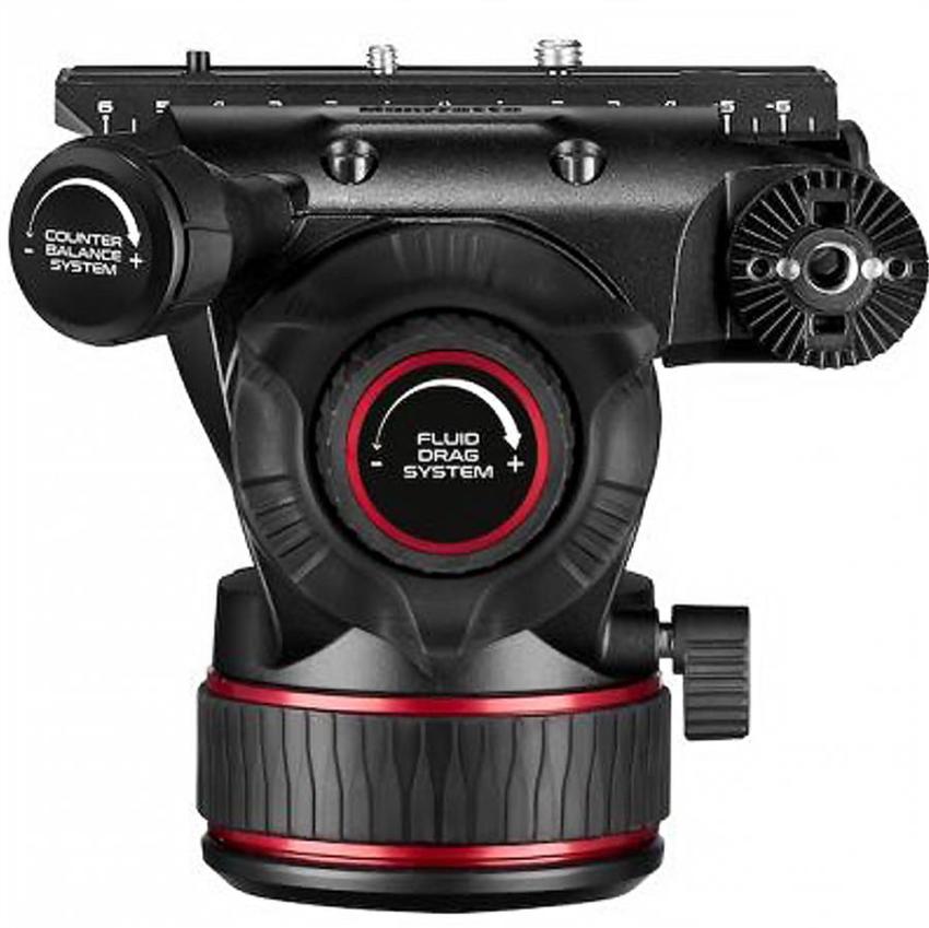 MANFROTTO Nitrotech 608 Fluid-Videokopf Sicherheitszuladung: 8 kg