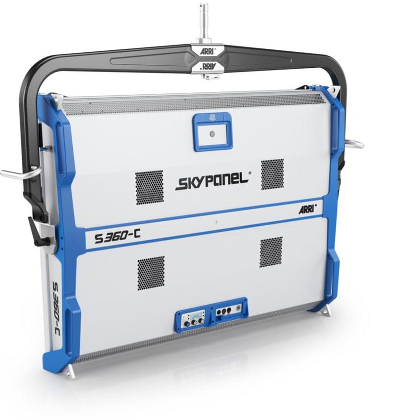 ARRI SkyPanel S360-C LED Soft Light RGB-W blau-silber, Intensifier, Bare Ends