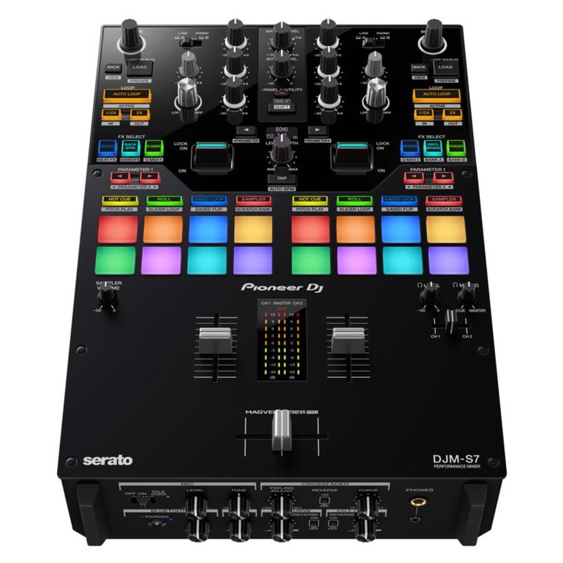 Pioneer DJM-S7, 2-Kanal Battle Mixer m Scratch-Style