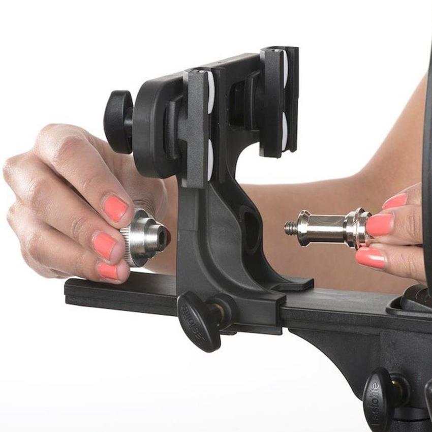 Manfrotto Ezybox II Elinchrom Quadra Zapfen 