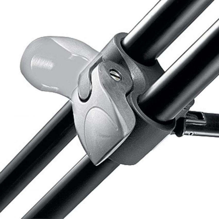 MANFROTTO Aluminium Teleskop Doppelrohr Stativ 