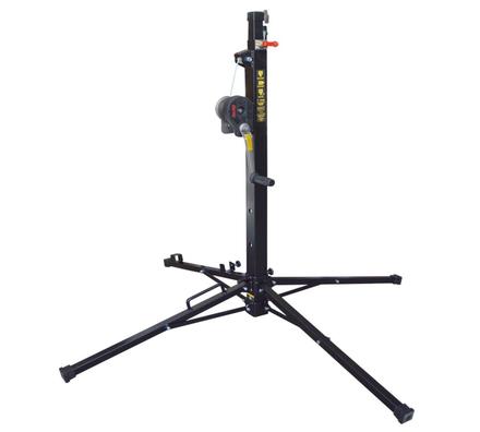 Fantek Teleskoplift T-101D, schwarz, **NEUER CODE: TK3810** max. Höhe 3.8m inkl. Verlängerung, max. Auflast 100kg,