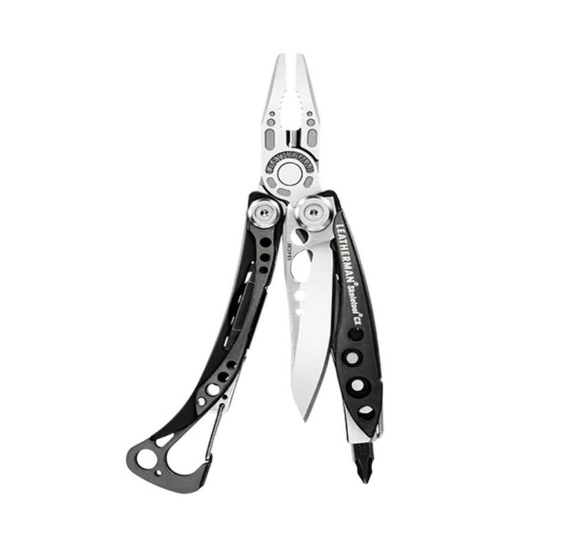 Leatherman SKELETOOL CX, Farbe silber/schwarz ohne Tasche, Verpackung Box,    *RESTPOSTEN*