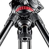 MANFROTTO Aluminium Teleskop Doppelrohr Stativ 