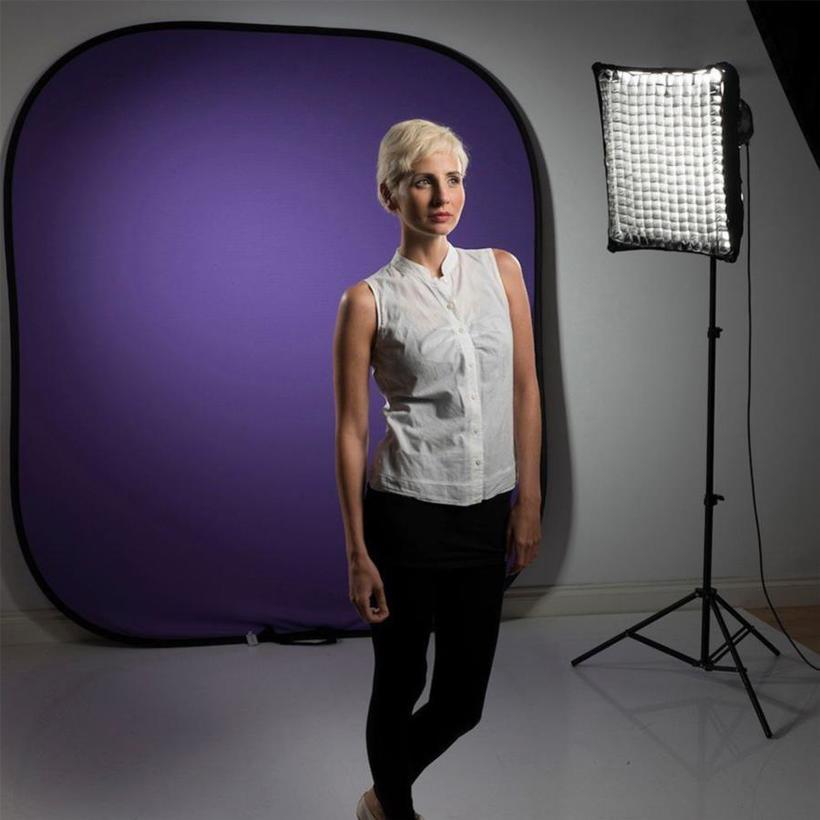 Lastolite Falthintergrund 1,8x2,15m Rot/Lila 