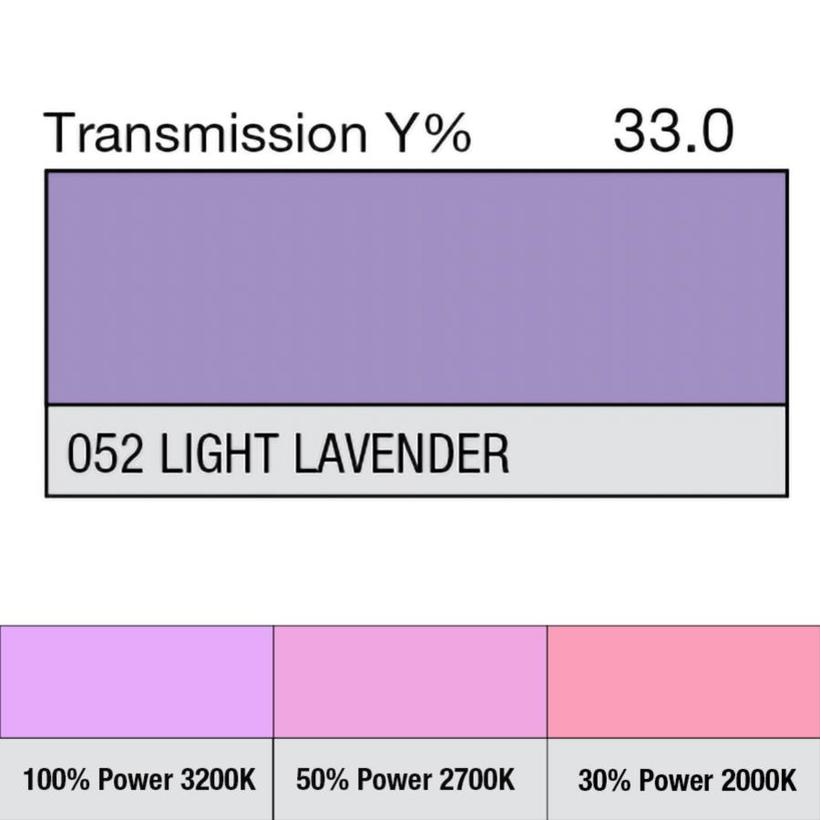 LEE-Filters, Nr. 052, Rolle 762x122cm normal, Light Lavender
