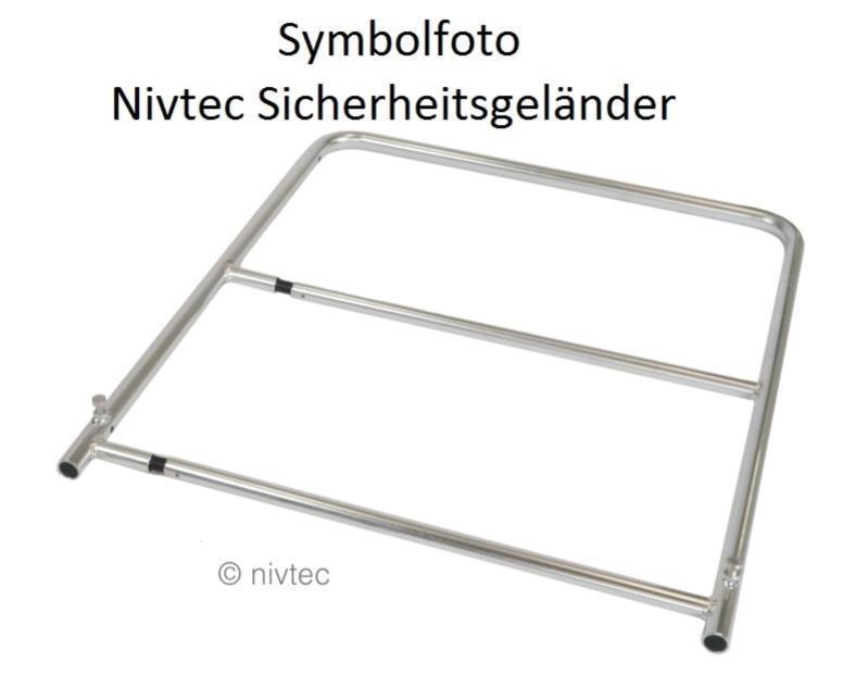 Nivtec Sicherheitsgeländer Bühne, Breite 035cm, Höhe 100cm für Podestbreite 50cm